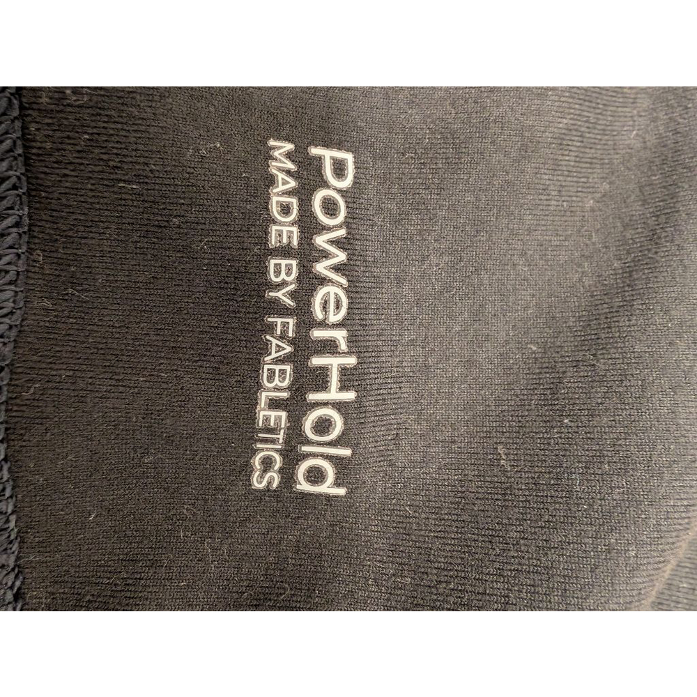 Fabletics PowerHold Black Leggings Oasis PureLuxe High-Waisted Legging 7/8 Sz S - Picture 4 of 9